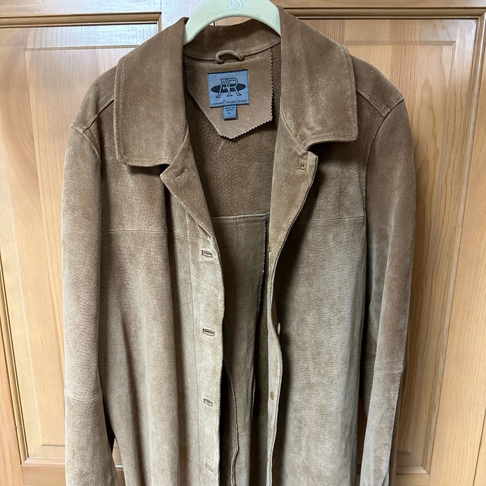 Beautiful Suede Jacket Ladies Large